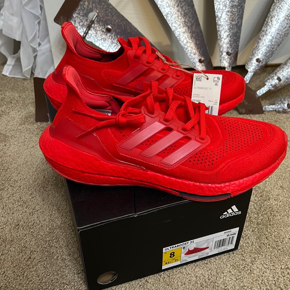 Adidas primeblue vivid red ultraboost 21
